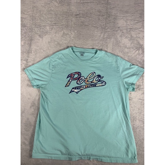 Polo Ralph Lauren Other - Polo Ralph Lauren Classic Fit Hawaiian Graphic Men's T-Shirt XL Green